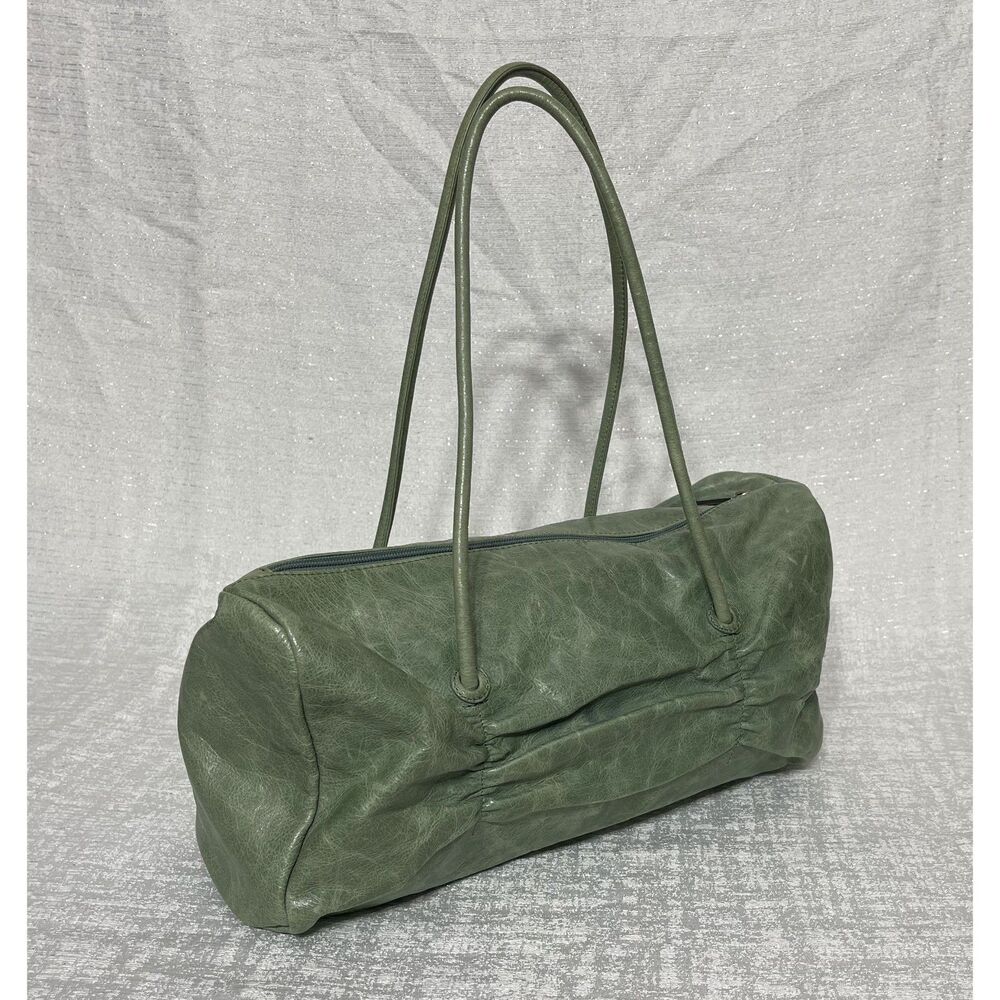 HOBO International - Olive Green Leather Shoulder Bag - Picture 4 of 6